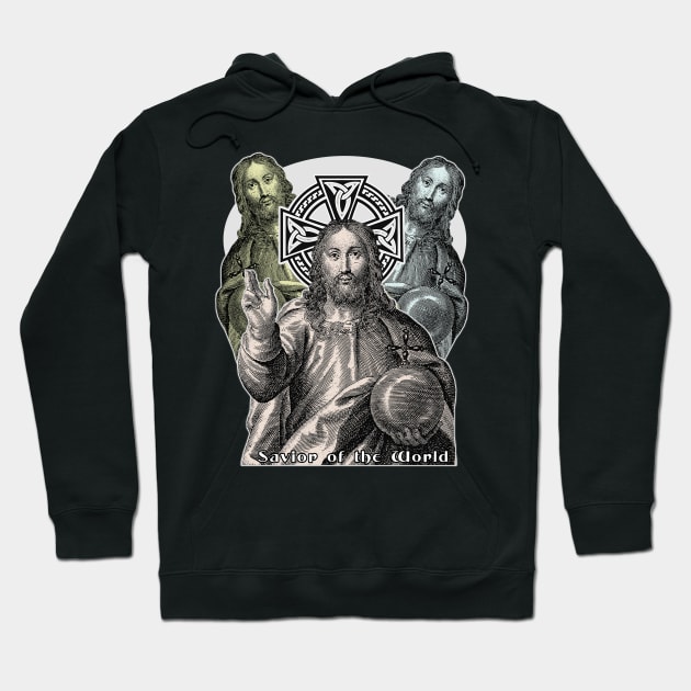 Jesus Christ savior of the world Hoodie by Marccelus